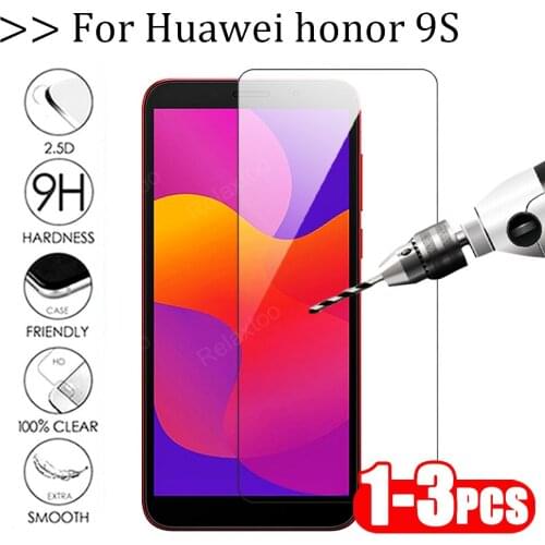 1-3Pcs Tempered Glass For Huawei Honor 9S Screen Protector For Huawei Honor 9A 9C Protective Glass For Honor 10i 10Lite film