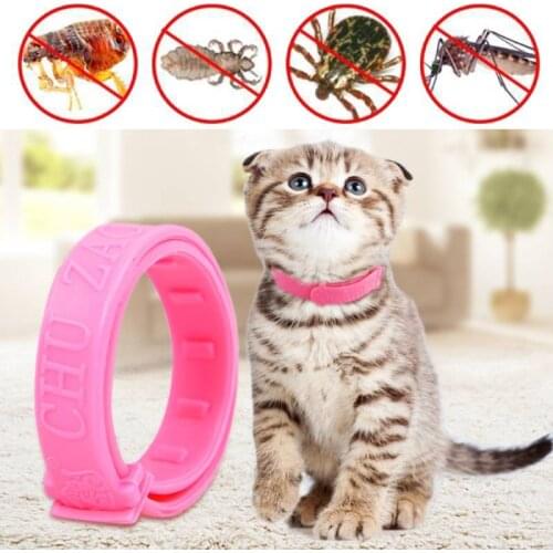 1pc Silicone Cat Repellent Collar Anti Flea Insect Mosquitoes Pet Effective Anti Mosquito Protection Kitten Portable Supplies