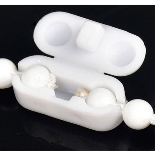 10pcs/lot Curtain Chain Connector Plastic Roller Blinds Pull Cord Connector For Vertical Blinds Joiners Spare Tool Replacement