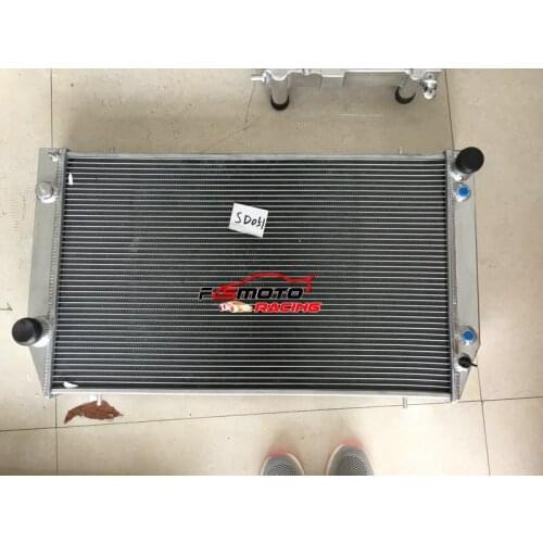 62mm Aluminum Radiator For Jaguar XJS 6 CYL 3.6L 1982-1991 /4.0L 1992-1996 AT MT Inlets: 1.5" Outlet: 1.75"