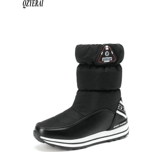 SIZE 31-43 New 2020 womens snow boots platform shoes girl ankle boots warm down ladies winter boots cotton shoes female