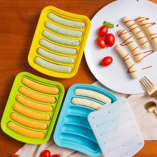 Baby sausage mold childrens food supplement diy silicone ham sausage mold home-made steamed DIY