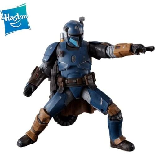 Hasbro Star Wars Anime Figure Mandalorian Black Series Dolls Hand-made Decoration Toys Collection Peripheral Model Toys for Boys