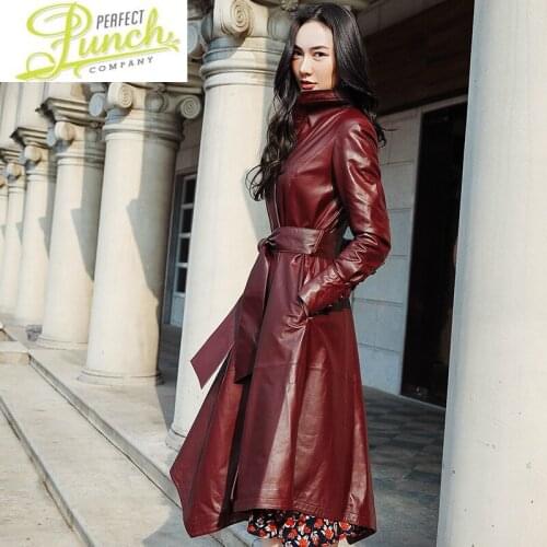 Jacket 2021 Genuine Leather Women Sheepskin Coat Female Jackets Spring Autumn Womens Clothing Mujer Chaqueta XS17A88-12 Pph1607