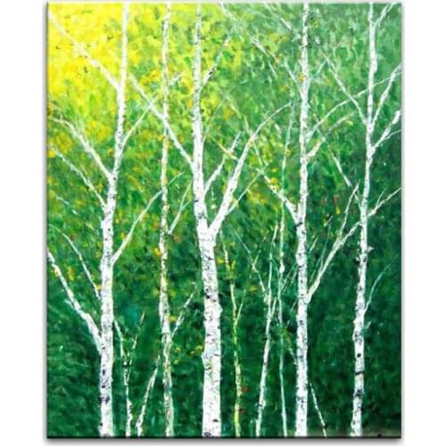 Oil painting hand-painted Home decoration painting high quality Modern landscape painting pictures DM20141207013