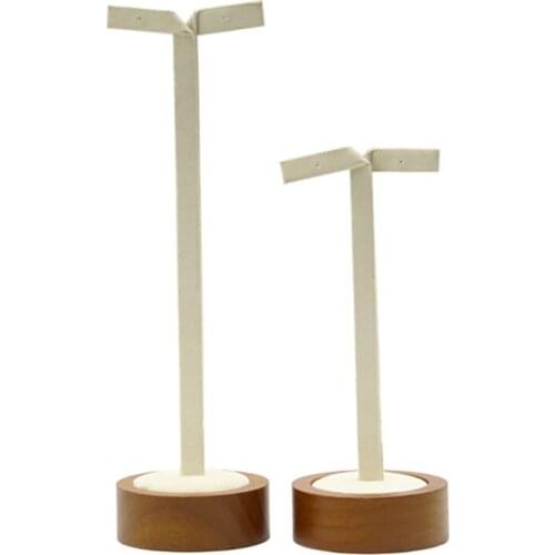 2Pcs T-Bar Earring Ear Studs Display Stand Earring Organizer Hanging Holder Display Stand Jewelry Display Stand