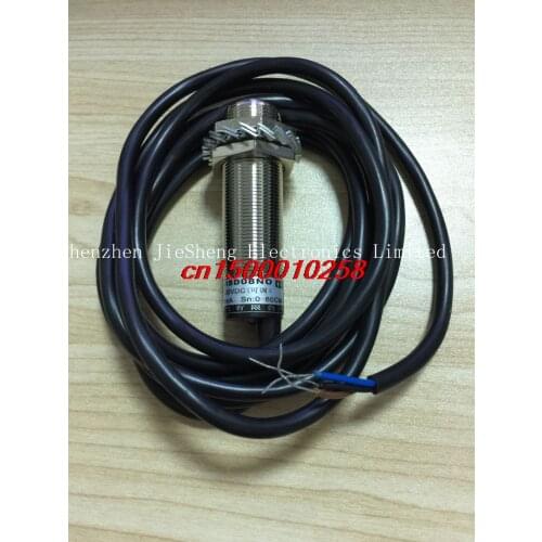 FREE SHIPPING M18 laser sensor Diffuse reflection laser photoelectric switch visible red light 0-80CM Adjustable distance