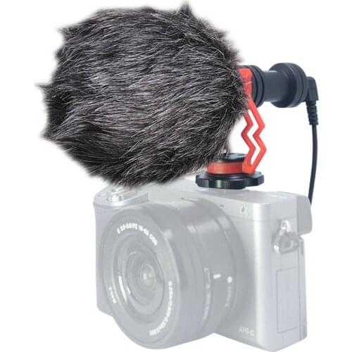 Mcoplus VM-D02 Camera Video Microphone for Xiaomi Huawei iPhone Android Mobile phone for Canon Nikon Sony Camcorder and Camera
