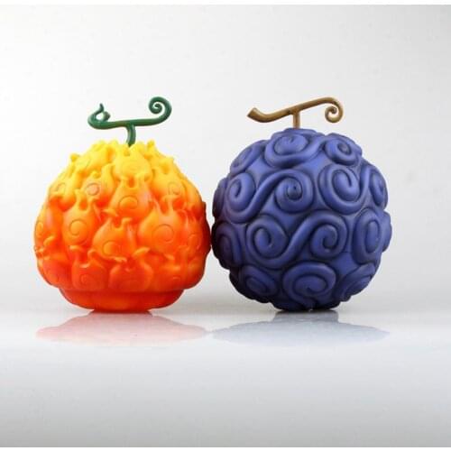 One Piece Devil Fruit Ace Flame-Flame Fruit & Luffy Gum-Gum Fruit PVC Figure Toys Exquisite gift