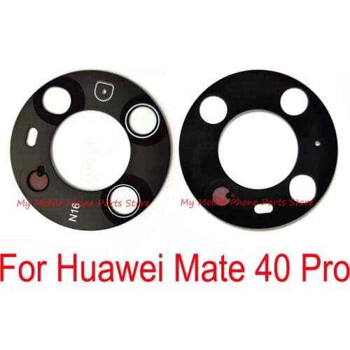 Original New Without Glue Sticker Rear Back Camera Glass Lens Cover For Huawei Mate 40 Pro 40pro Mate40pro Back Big Camera Lens