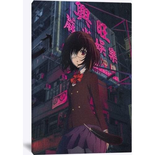 Mei Misaki Another Aesthetic Anime Canvas Home Decor Painting Wall Art Decoration Manga Prints Dorm Living Room Bedroom Poster