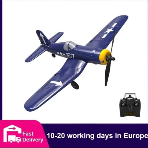 Volantex 761-8 RC Airplane 2.4GHz 6-Axis Gyro F4U Corsair RC Plane Glider Foam Trainer Warbird Fixed Wing RTF Propeller Save