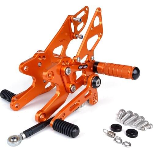 Adjustable Rearset Footrest fit for 1290 Superduke R GT 2014-2019 2018 2017 2016 2015 Rear Sets Foot Pegs 1290 Super Duk e