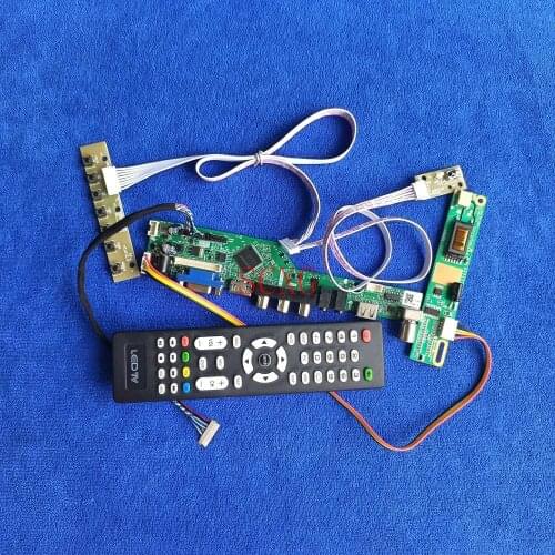 Signal Analog 1280*800 1CCFL Display controller driver board USB VGA HDMI-compatible Kit20Pin LVDS For LQ133K1LD4BZ/LQ133K1LH5CZ