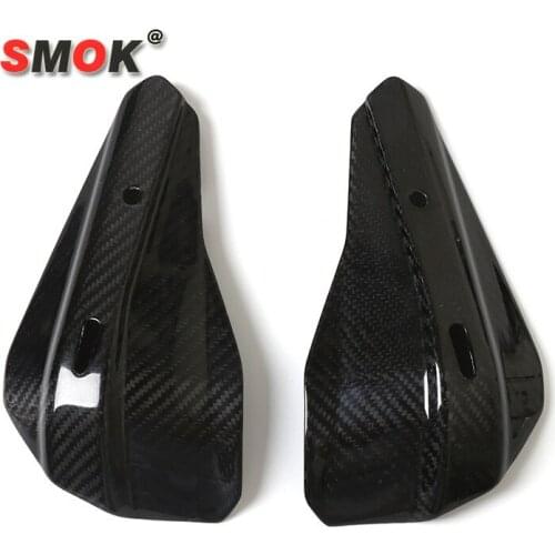 SMOK Universal Motorcycle Carbon Fiber Handlebar Hand Guards Handguard For BMW Honda KTM Kawasaki Yamaha Suzuki Ducati Benelli