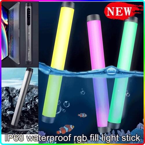 Soonwell Mt1 Led Rgb Soft Light Tube Portable Handheld Photography Lighting Stick Android Phone App Control Ip68 Waterproof