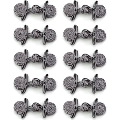10 Pairs Vintage Chinese Handmade Cheongsam Buttons Knot Fastener Closures DIY D0LD