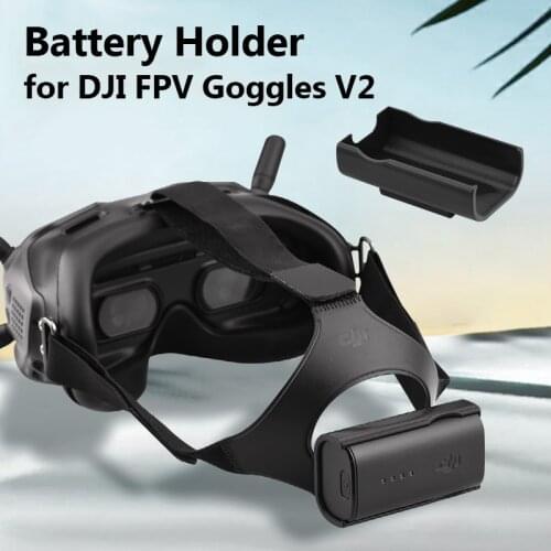 Battery Bracket Holder Mount for DJI FPV Combo Goggles V2 Battery Clip Clamp Storage Case Flying Glasses Head Strap Accessories