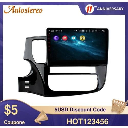 Wireless Carplay For Mitsubishi Outlander 2013+ Android 10.0 Car Radio GPS Navigation headUnit Tape Recorder Multimedia Player