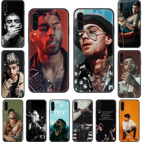 Singer Zayn Malik Phone case For Samsung Galaxy A 3 5 8 9 10 20 30 40 50 70 E S Plus 2016 2017 2018 2019 black fashion prime