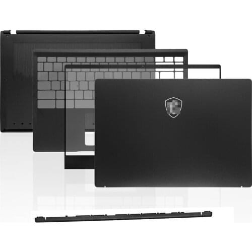 NEW For MSI Morden M14 14 MS-14D1 MS-14D2 MS-14D3 Laptop Black Top Back Cover /Front Bezel /Palmrest/Bottom Case/Hinges Cover