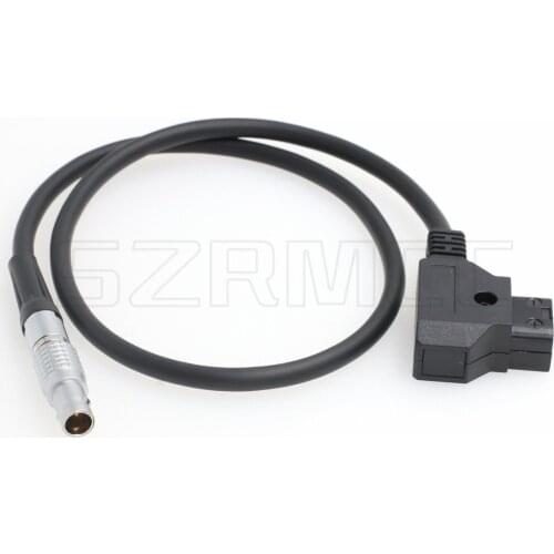 D-tap to Straight 0B 7 Pin Male Motor Power Cable for Tilta Nucleus-M Wireless Follow Focus Lens Motor