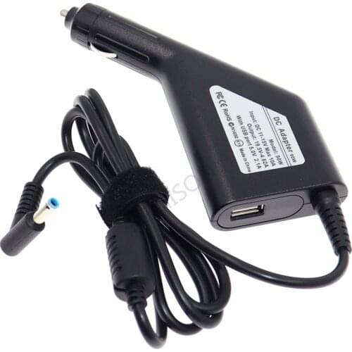 DC 4.5*3.0mm Power Car Adapter Charger 19.5V 3.33A 4.62A For Laptop HP Envy14/15 Pavilion 90W Input DC11-15V Max 10A