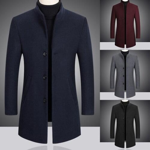 Мужские тренчи DINGHAN China At AliExpress