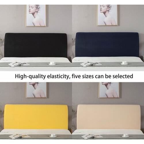 Elastic Bed Head Cover for Home Soft Comfortable Headboard Cover Washable Bed Back Dustcover All-inclusive Bedside Protector