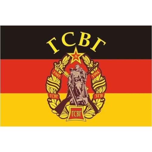 90x135cm GSVG Flag Union of Soviet Troops In Germany Flags ground force the 75th anniversary of Soviet Forces in German