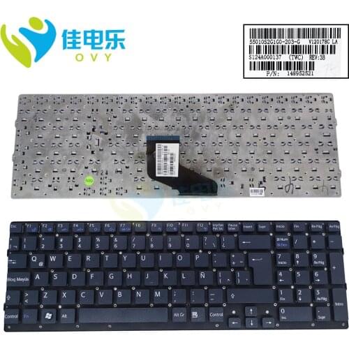LA Latin laptop keyboard For SONY VAIO VPC-F219 VPC-F21 AGJ F21AFJ VPC-F23 VPC-F24 VPC-F22 keyboards Spain 148952521 V120178C