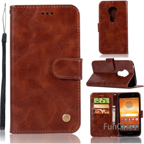 Leather TPU Case SFor Coque Moto E5 Play Force Case SFor Fundas Moto E5 Play Cover Case 5.5 Inch + Card Holders Fundas Etui