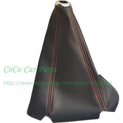 Red Stitching Shift Knob Collars Car Gear Shift Knob Boot For Racing Car High Quality