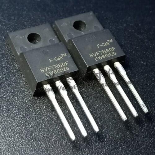 Original new 5pcs/ SVF7N60F 7A/600V TO-220F