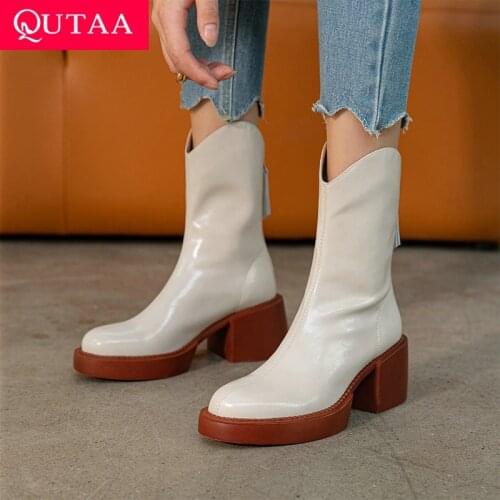 QUTAA Women's High Boots