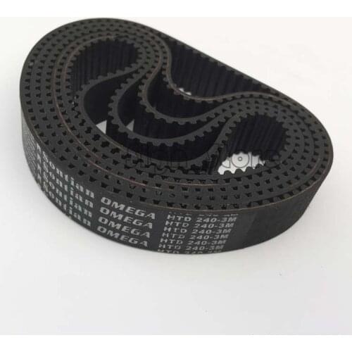 1pc 3M HTD Timing Belt 240mm Length 3mm Pitch 15mm Wide 80 Tooth Co2 CNC Laser Engraving Cutting Machine