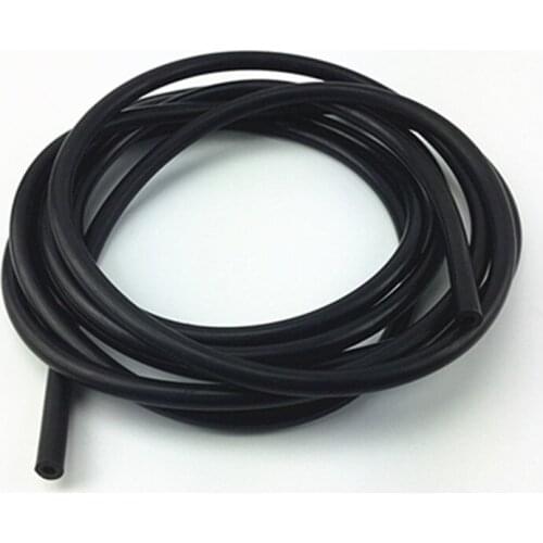 HOSINGTECH- silicone air intake 10m ID: 4MM OD:8MM Silicone Vacuum Hose Black