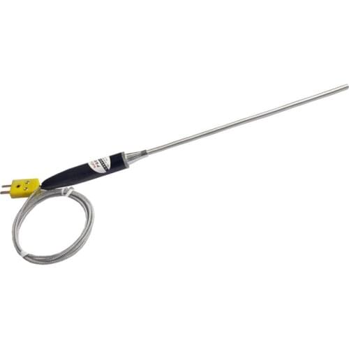 WRNK-181 Armored Thermocouple K-type 5*200mm Plug Type Temperature Probe Sensor