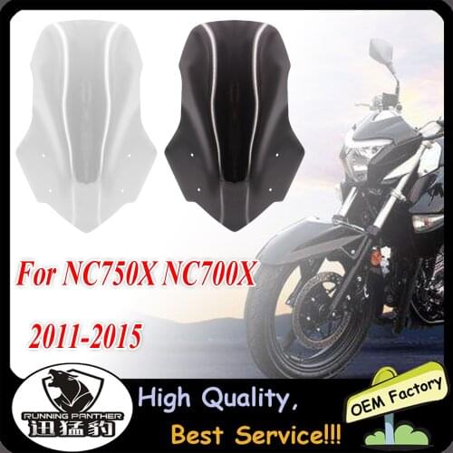 Motorcycle Windscreen Windshield Deflector Protector Motorcycle Wind Screen Moto For Honda NC700X NC750X 2011-2015 2014 2013
