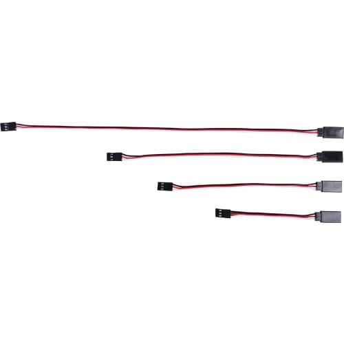 10PCS/lot 30 cores 100mm/150mm/200mm/300mm RC Servo Extension Cord Cable Wire Lead JR For Rc Helicopter Rc Drone