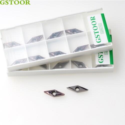 10PCS VCGT110304-YL VBGT110302R-Y VBGT110304L-Y VBMT110304-HQ GMH25 GC530 Turning Inserts Lathe Cutter Cutting Carbide Blades