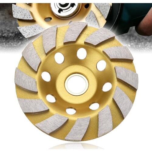 100mm Gold Diamond Grinding Wheel Disc Segment Bowl Cup Grinding Concrete Grinder Disc Granite Stone Ceramics Tools