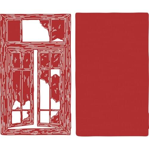 2021 New Dies Scrapbooking Metal Door Window Cutting Dies Craft Embossing Make Paper Greeting Card Making Template DIY Albums