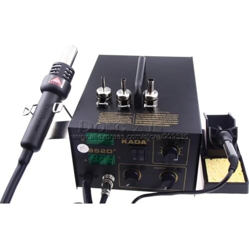 220v /110V KADA 852D+ KADA852D+ Rework Welder Station SMT Hot Air Soldering Iron SMD Solder Station