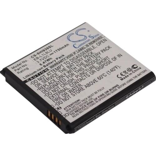 CS 1750mAh/6.48Wh battery for Samsung Galaxy S3 Duos, SCH-I939D EB-L1L9LU