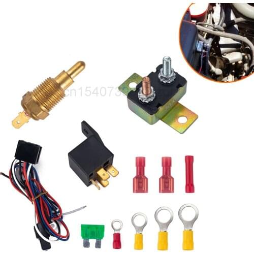 Automobile Radiator Fan Maintenance Accessories Cooling Fan Thermostat Harness Assembly Temperature Sensor Switch