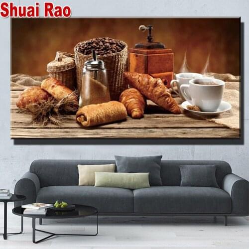 5 d Diy diamond mosaic For Kitchen theme, food Living Room Home Decor diamond Painting embroidery mosaic Food Art