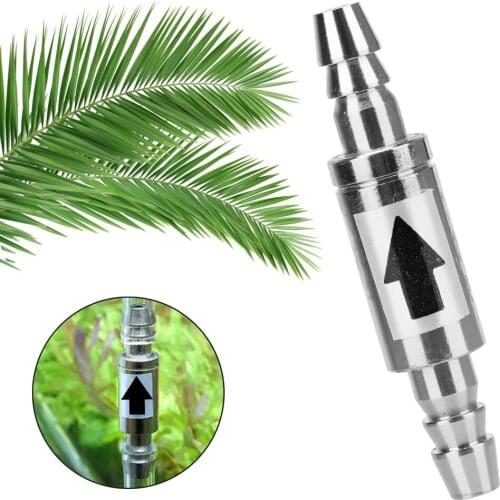 For CO2 equipment To CO2 System Diffuser Non Return Water 4mm Aquarium Water Valve Dioxide Cylinder Stainless Steel Check Valve
