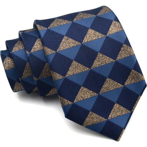 Mens Tie Fashion Casual Business Suit Neck Tie for Men High Quality 8 CM Wide Neck Tie Gentleman Party Work Cravat Gift Box