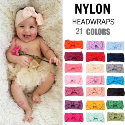 New Brand Baby Hair Band Set For Girls Bow Elastic Headbands Twisted Cable Design Turban Kids Headware Baby Hair Accessories